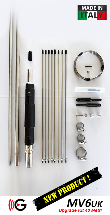 Antenna Grazioli MV6UK Upgrade kit 40 Metri - NEWPRODUCT! Made in Italy